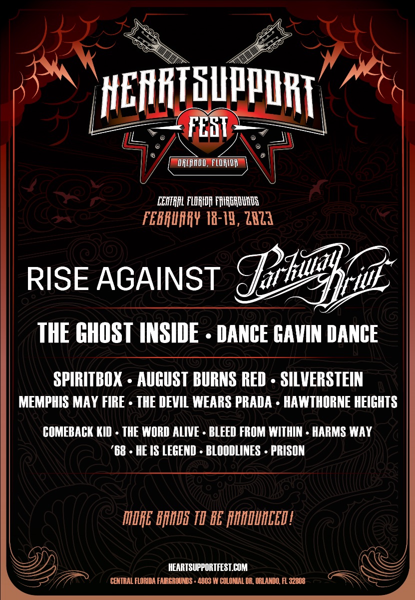 HEARTSUPPORT ANNOUNCES FIRSTEVER HEARTSUPPORT FEST TWODAY FESTIVAL TO