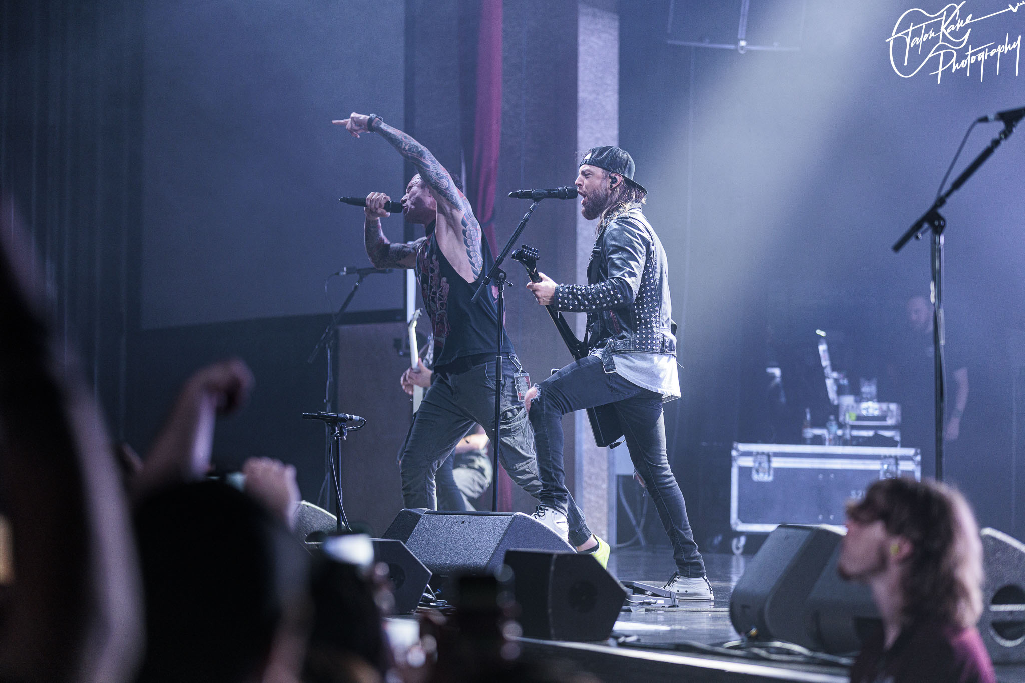 Matt Tuck of Bullet For My Valentine and Matt Heafy of Trivium - Photo by Talon Kane Photography