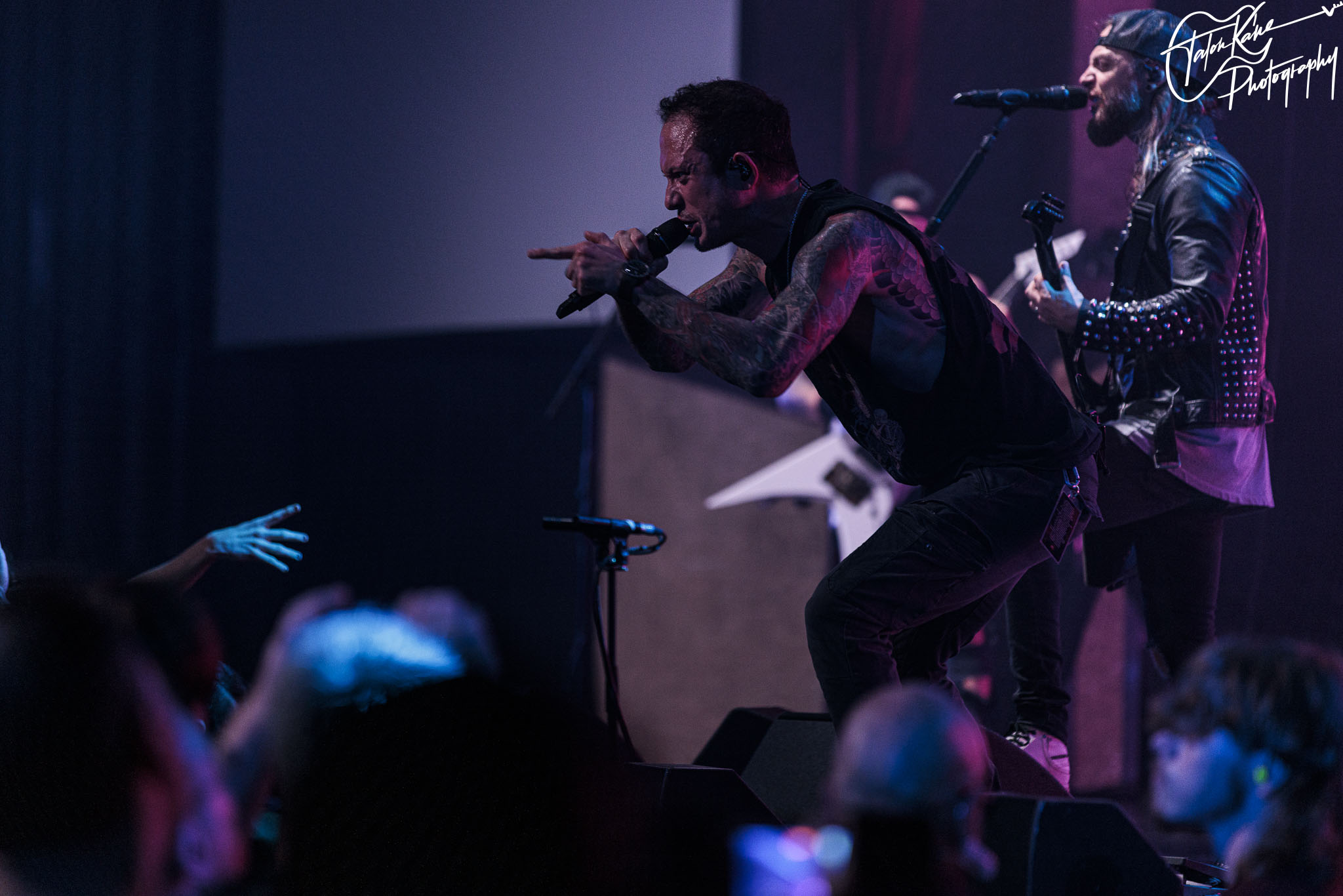 Matt Tuck of Bullet For My Valentine and Matt Heafy of Trivium - Photo by Talon Kane Photography